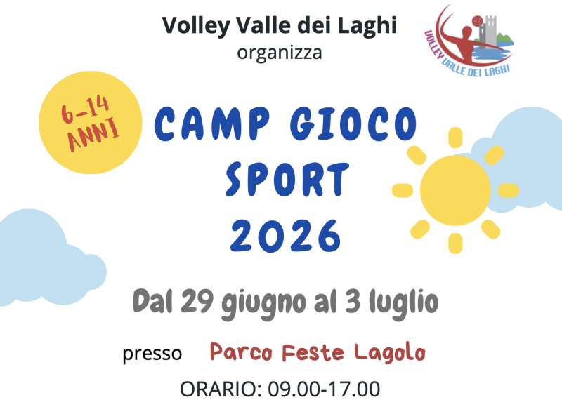 Camp Gioco Sport 2026 – Posti disponibili